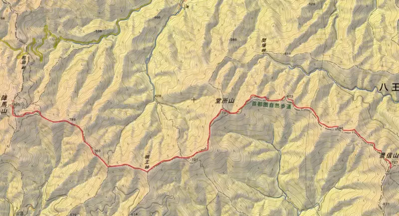 景信山〜陣馬山コース