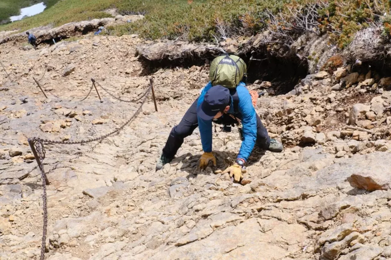 モンベル クラッグステッパー 高いグリップ力