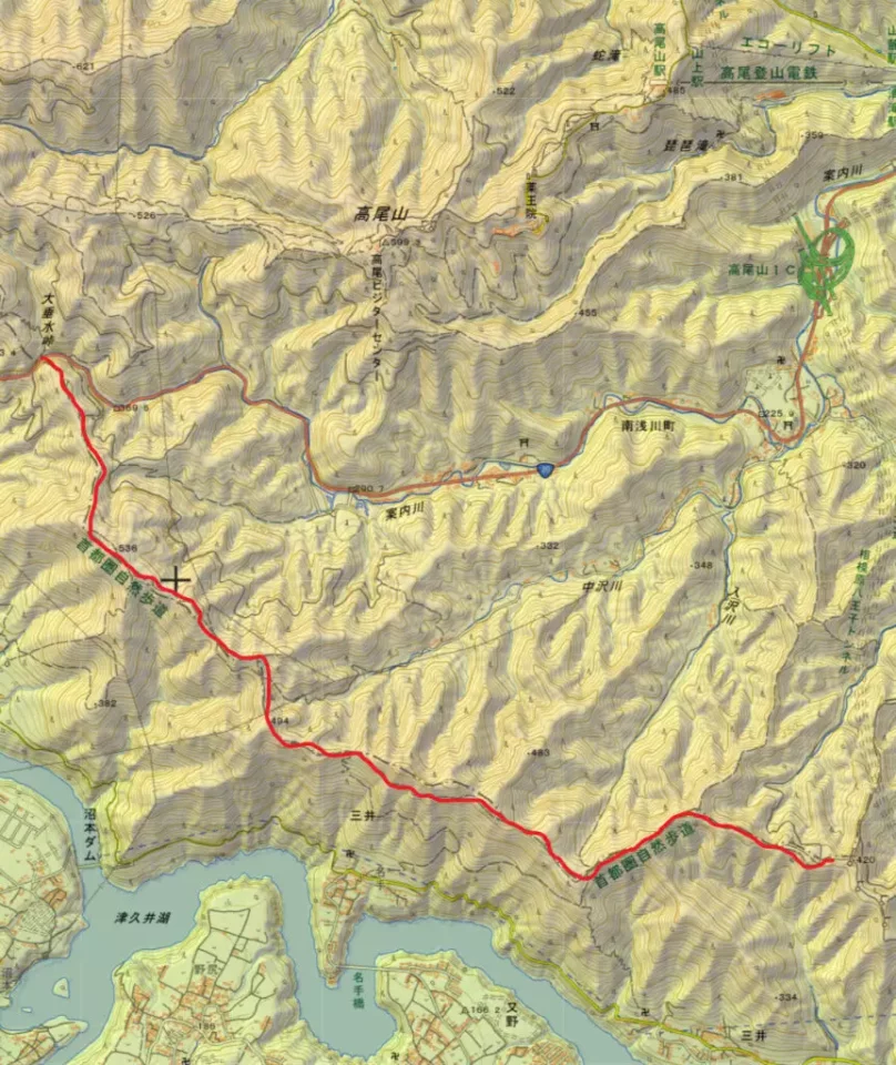 南高尾山稜コース