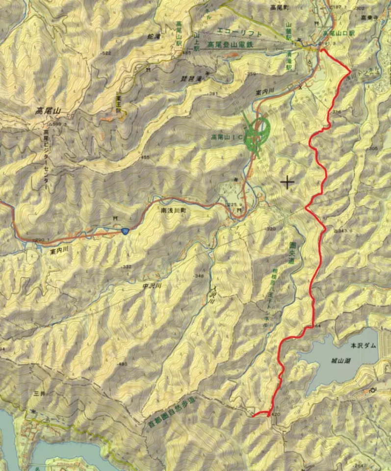 東高尾山稜コース