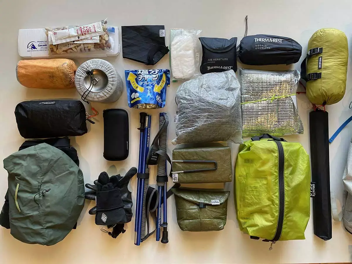 「はじめてのテント泊編」テント泊登山に必要な持ち物と持ち物チェックリスト
