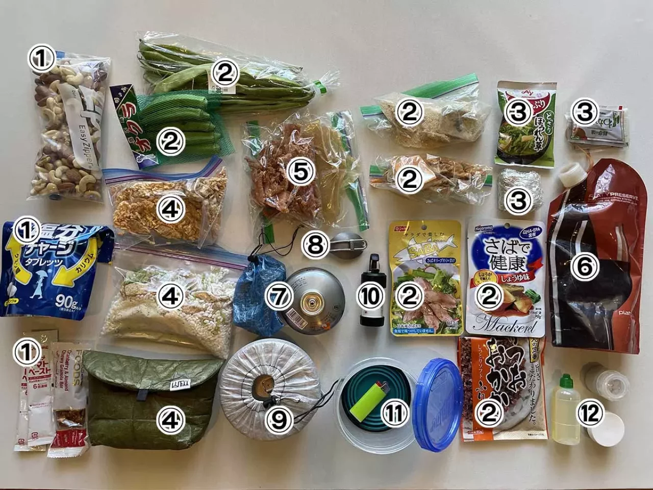 山ごはんを楽しむための持ち物