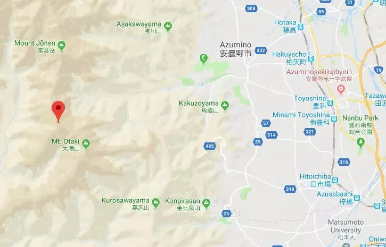 GPSメッセンジャーからの地図