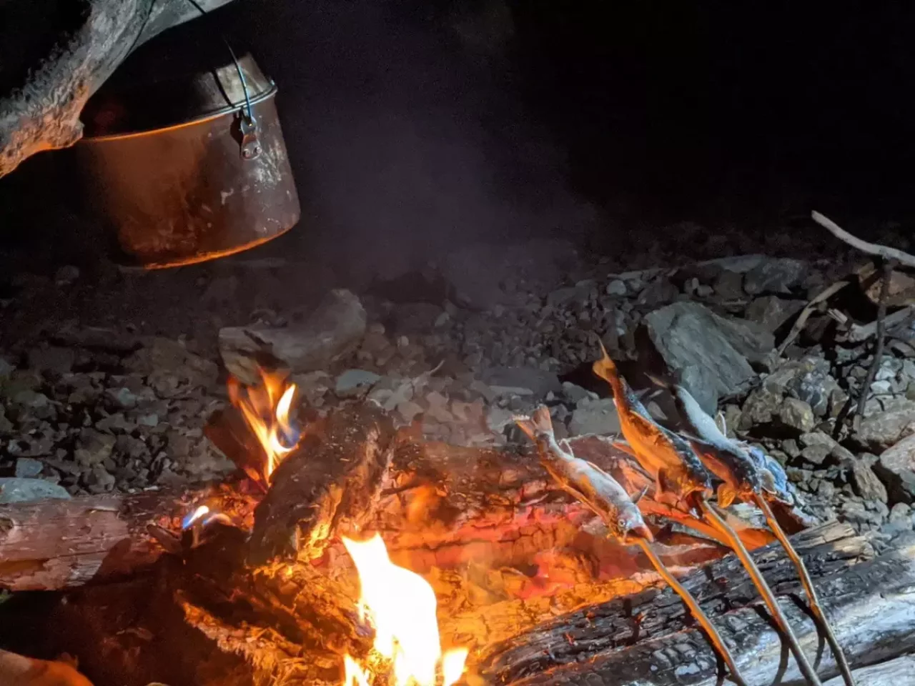野営 ダグ 焚き火缶
