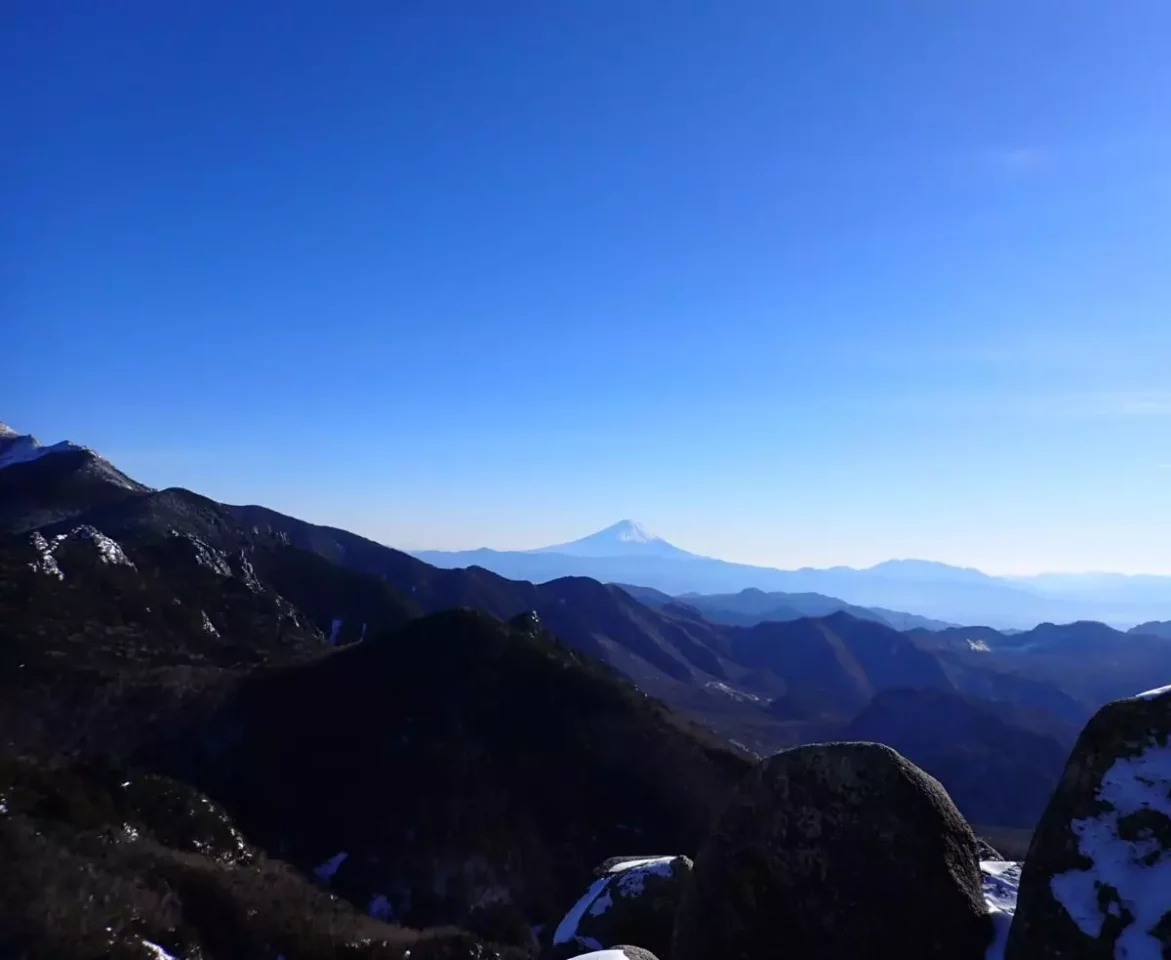 瑞牆山 登山 眺望