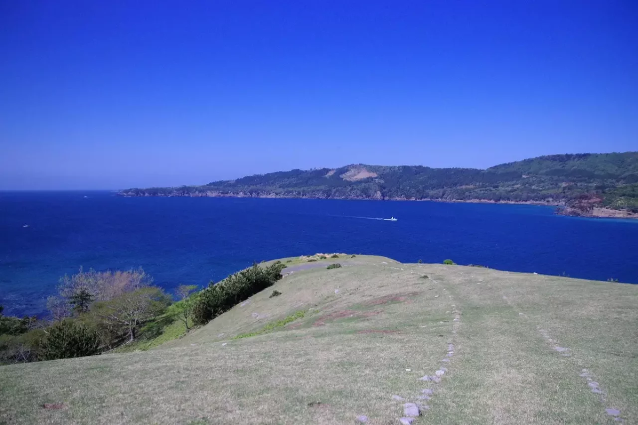 海の只中の名低山、金華山