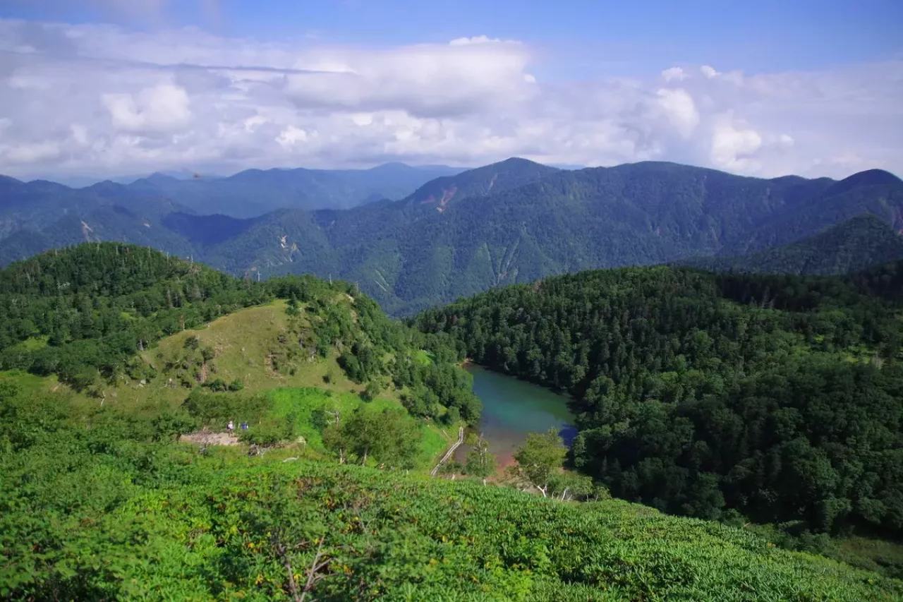 日光白根山 登山 景色