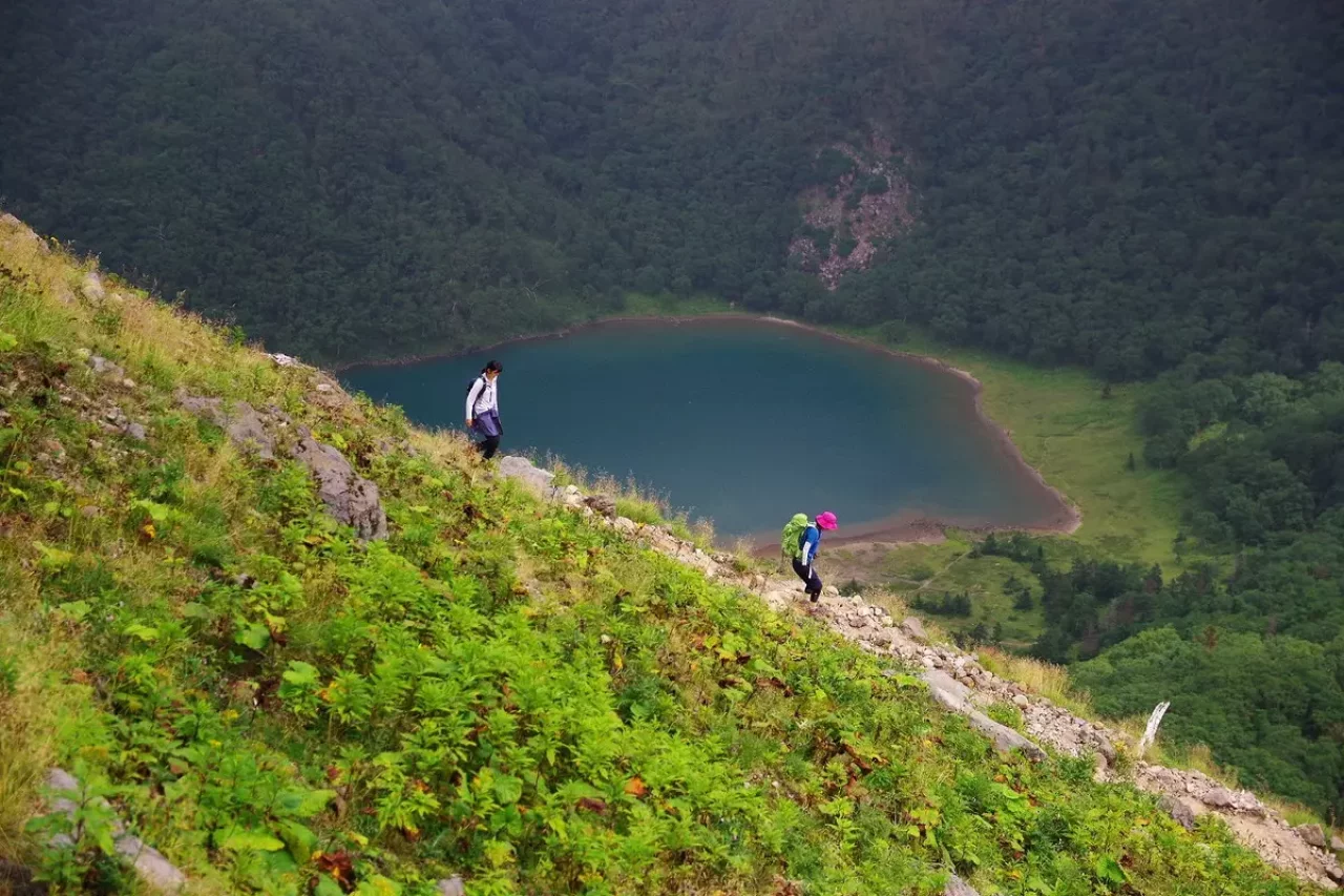 日光白根山 登山 景色