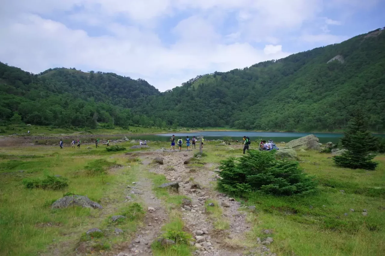日光白根山 登山 景色