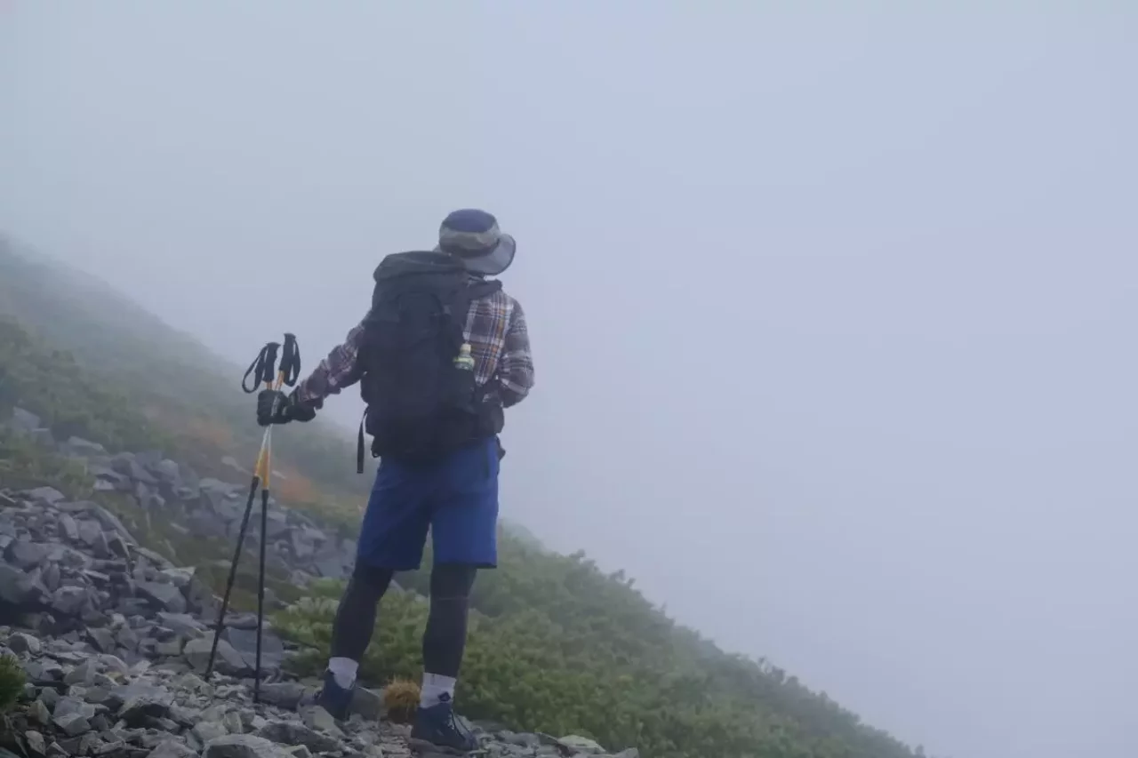 爺ヶ岳登山・悪天候(ガス)
登山 遭難