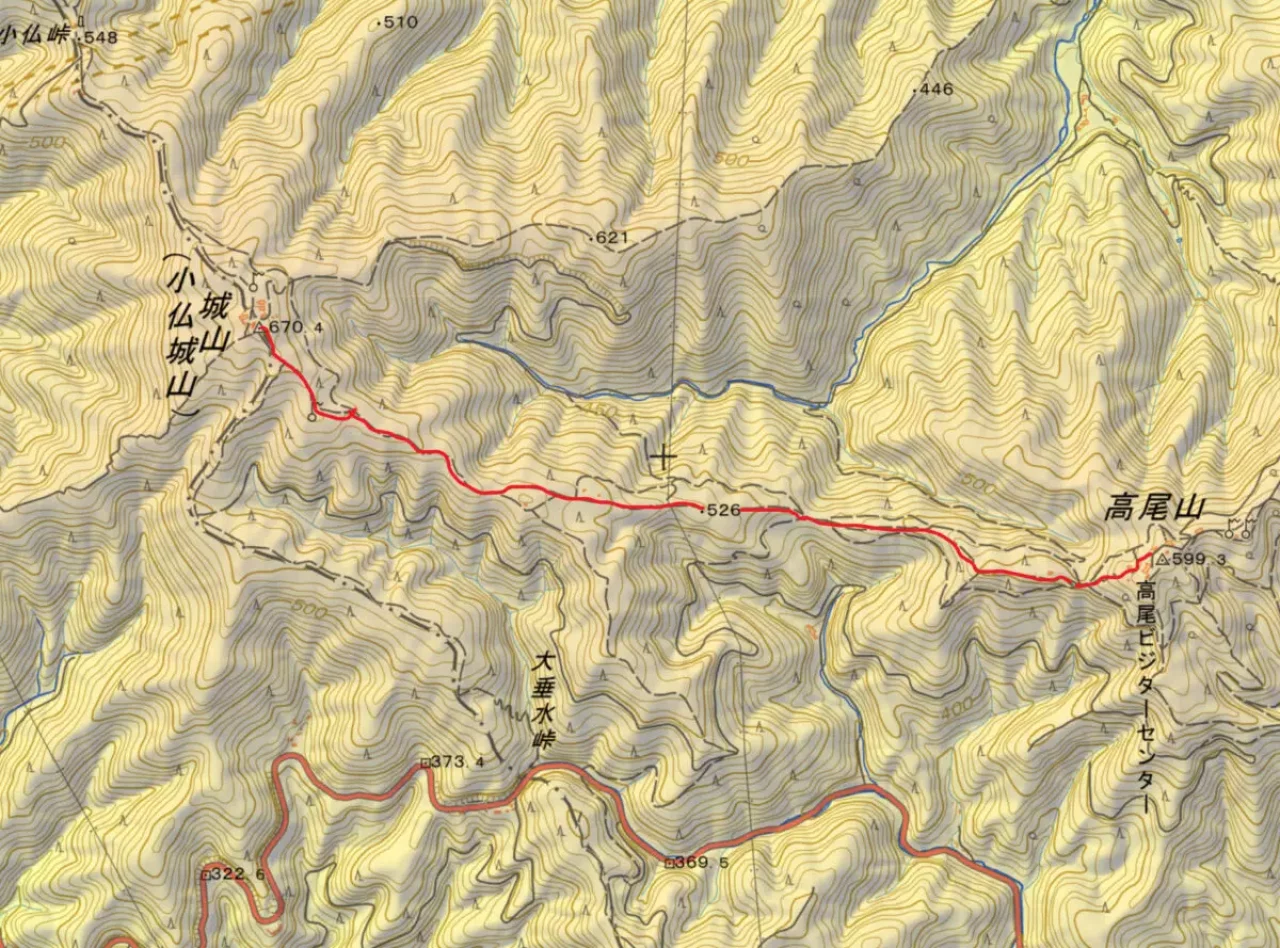 小仏城山~高尾山頂コース