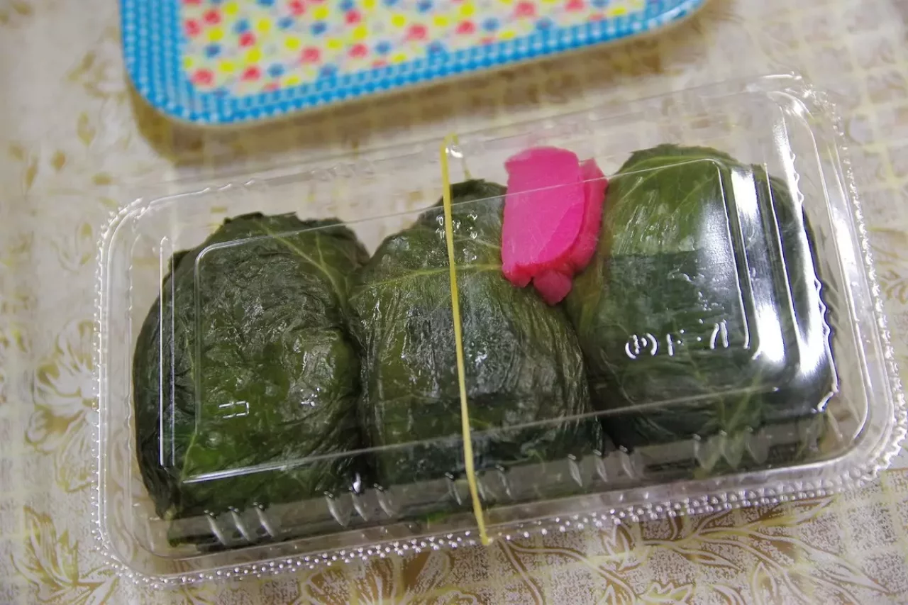 道の駅熊野古道中辺路では「めはり寿司」