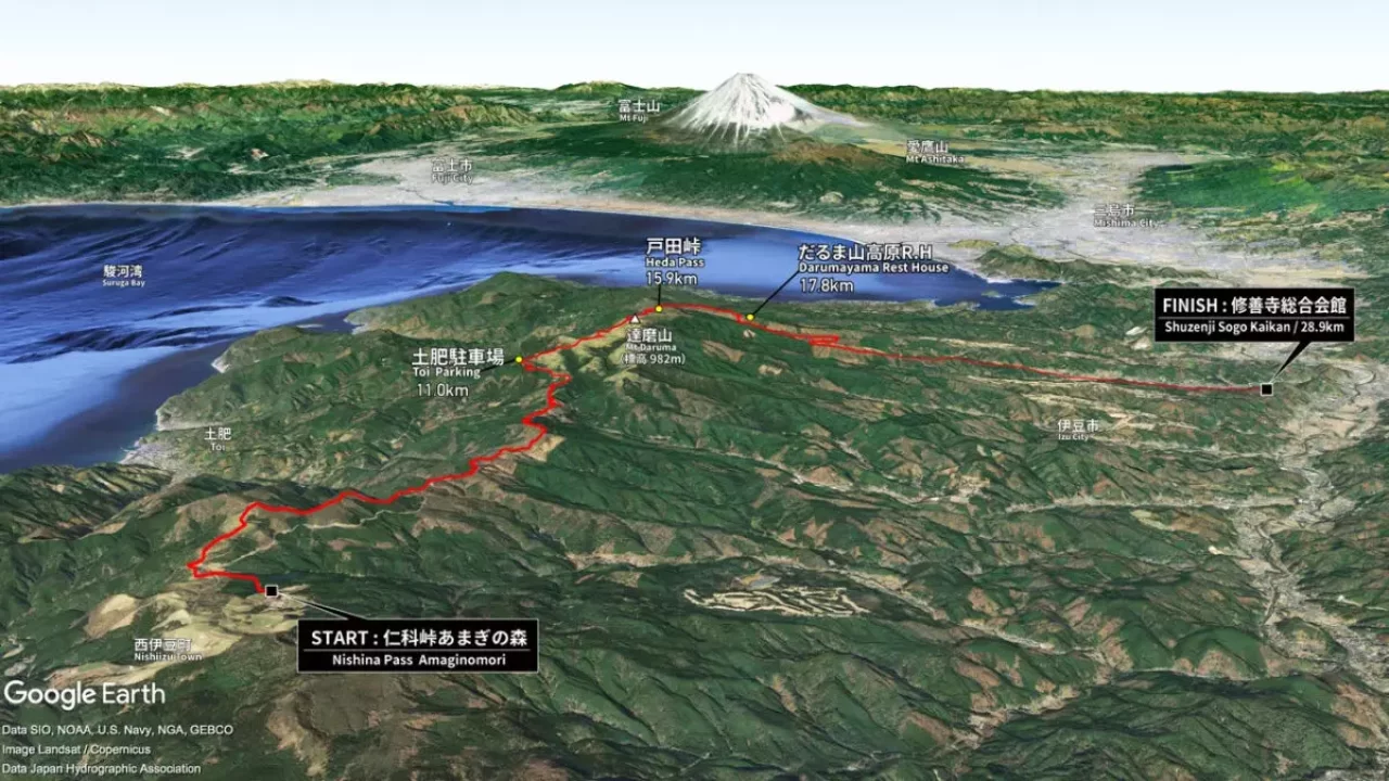 伊豆トレイルジャーニー2021 28k コース