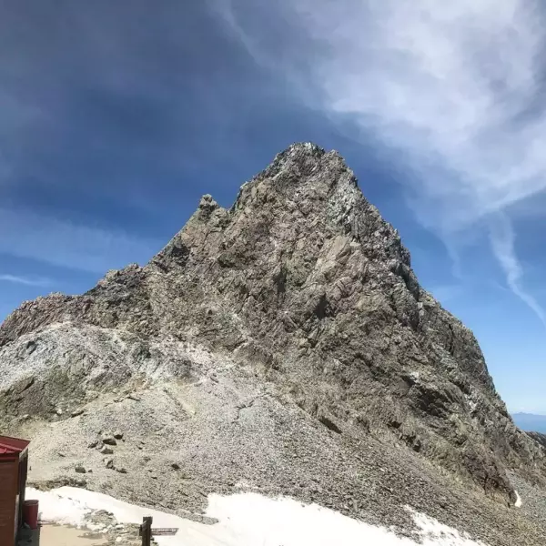 槍ヶ岳に近づくにつれ、険しさが増す